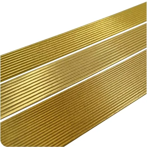 Smowo® 50 Stück Wachsstreifen Gold Set 200mm von Smowo