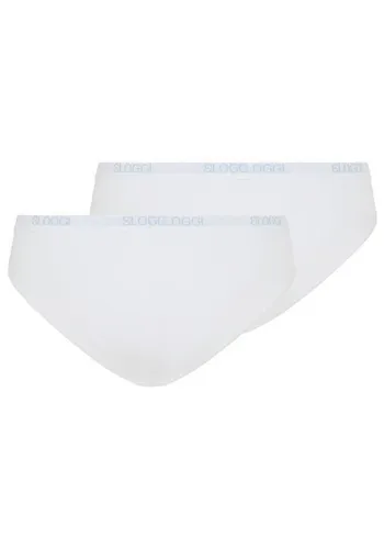Sloggi Herren Mens Basic Mini 2p Slip, Weiß, XXL EU - Retroshorts für Herren, 2er-Pack aus langlebiger Baumwolle mit LYCRA für perfekten Sitz und besonders weichem Taillenband für optimalen Tragekomfort.