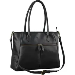 Benthill Handtasche Damen aus Echt Leder - Elegante Handtasche aus hochwertigem Echtleder mit praktischem Reißverschlussfach und verstellbarem Schultergurt – perfekt für stilvolle Auftritte!