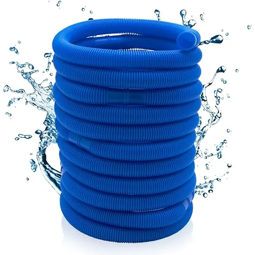 HAFIX® Pool Schlauch Ø38mm Pool Saugschlauch 10m Schlauch Poolsauger 38mm. Poolschlauch Schwimmbadschlauch. Pumpenschlauch für Pumpe. Flexibler Wasserschlauch für Poolpumpen 38mm 10 Meter blau.