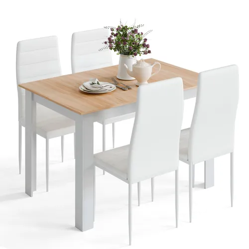 Mondeer Esstischset mit 4 Stühlen