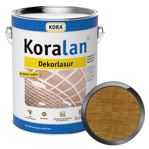 KORA Koralan Dekorlasur 0.75 Liter Eiche Antik