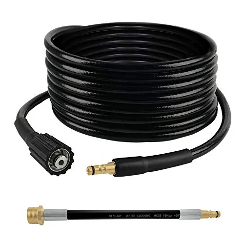 DERASL 10M Hochdruckschlauch mit Click Quick Connect Stecksystem für Kärcher Hochdruckreiniger K2 K3 K4 K5 K6 K7 Home & Garden Serie