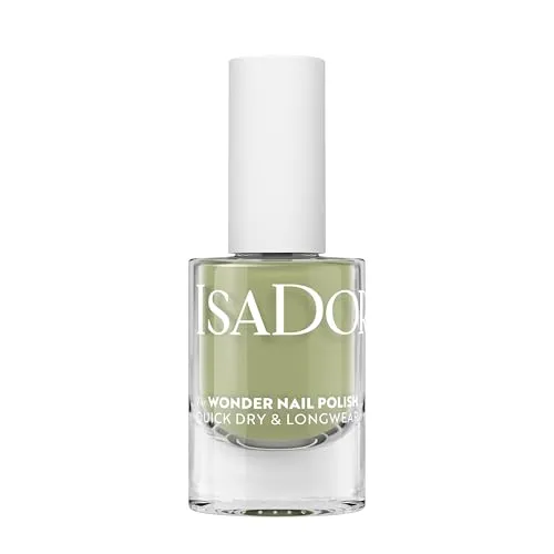 IsaDora Nagellack schnelltrocknend - Langanhaltend und einfach aufzutragen - Individuelles Nageldesign - Veganer Nagellack - Nail Polish in verschiedenen Farben - 143 Cool Matcha
