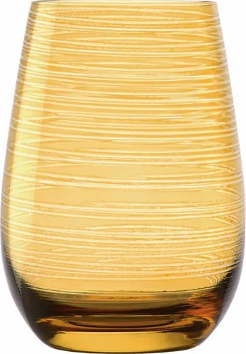 Stölzle Lausitz Gläser TWISTER 465 ml Bernstein in gold von Stölzle