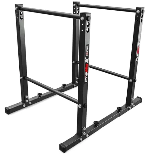 K-Sport Stationärer Barren für Barrenstütze - Dip-Station für effektives Körpergewichtstraining, bis 290kg belastbar und höhenverstellbar für individuelles Muskelaufbau-Training.