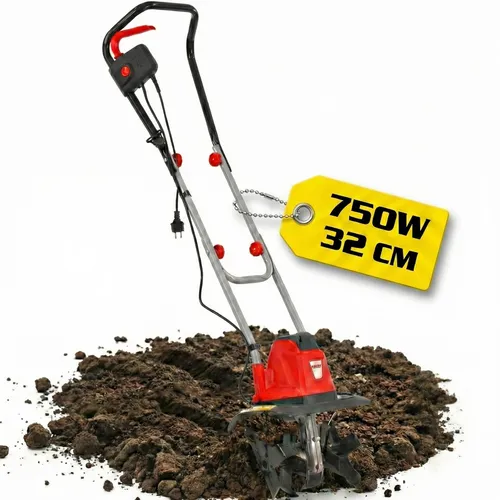 Gartenfräse Motorhacke Elektro 750 Watt