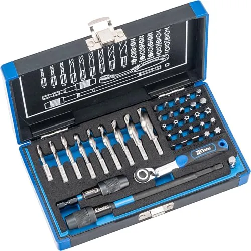 Condor Werkzeug 39600 | Spiralbohrer-Bits und Bit-Satz | 38-tlg. | mit Knarre & Adapter | 1/4