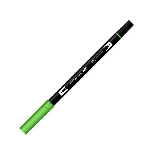 Tombow ABT-192 Fasermaler Dual Brush Pen mit zwei Spitzen, aspargus