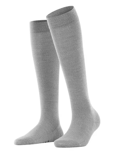 Falke Kniestrümpfe Softmerino (temperaturausgleichende Merinowolle) hellgrau Damen - 1 Paar
