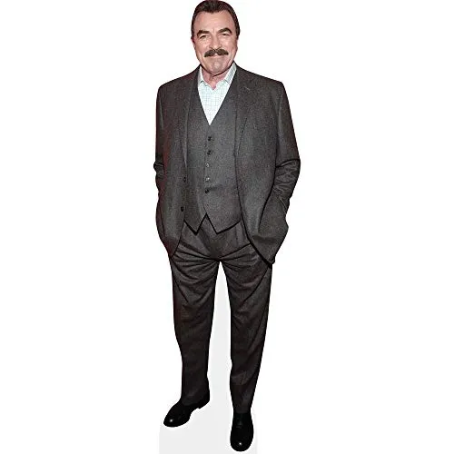 Tom Selleck (Grey Suit) Pappaufsteller lebensgross