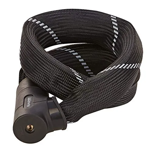 Prophete Kettenschloss 110 cm - Sicherheitsstufe 7 - Fahrradschloss mit 110 cm Länge und 8,5 mm Durchmesser, hochbelastbar und sicher, ideal für den Schutz Ihres Fahrrads.