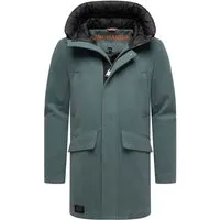 Stone Harbour Herren Wintermantel Fenroos in Wolloptik mit abnehmbarer Kapuze - Stylischer Wintermantel in Wolloptik für Herren mit abnehmbarer Kapuze. Ideal für kalte Tage, bietet er Wärme, Komfort und praktische Taschen für den Alltag.