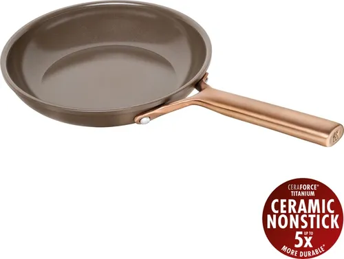 ZWILLING Milano Bratpfanne 20 cm - Aluminium, Braun - Die ZWILLING Milano Bratpfanne 20 cm aus hochwertigem Aluminium bietet eine optimale Wärmeverteilung und ist ideal für die tägliche Küche. Perfekt für leckere, gleichmäßig gebratene Gerichte.