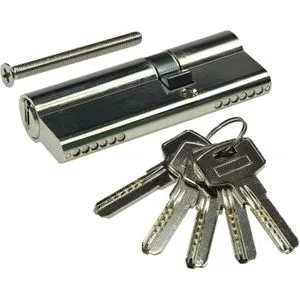 ChiliTec Schließzylinder mit 5 Schlüsseln, 30/50 mm, verschiedenschließend