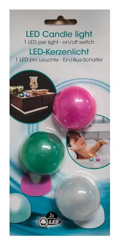 12x LED Leuchtkugeln Nachtlicht Dekolicht Partylicht Halbkugel Deko Partylampe