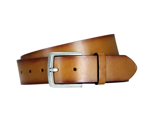 LINDENMANN Hochwertiger Ledergürtel in braun von Lindenmann