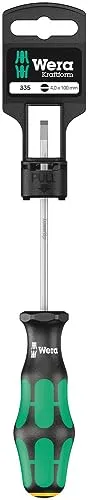 Wera 335 SB Schlitz-Schraubendreher - Elektrikerklinge, 0,6 x 3,5 x 100 mm, 05100042001