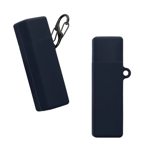 kwmobile Hülle kompatibel mit Anker Soundcore A30i Hülle - Kopfhörer Case - TPU Silikon Cover - Schutzhülle in Dunkelblau