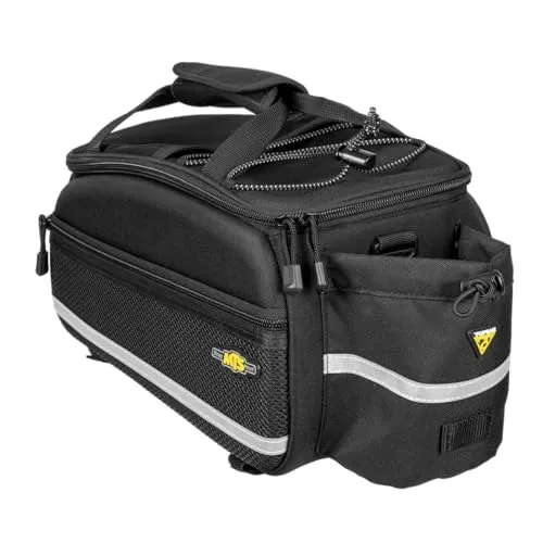Topeak MTS TrunkBag EX, Strap Lenkertasche aus 600D Polyester/Eva-Schaum in der Farbe Schwarz Kapazität: 8 Liter Größe: 35x21x19 cm, 15002069