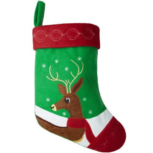 Weihnachtsstrumpf Nikolaus Strumpf Stiefel Socke Weihnachten Rentier Deko
