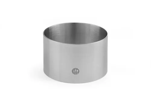 HENDI Speisering, Rund, Zur raffinierten Gestaltung von Kuchen und Speisen, ø60, x(H)45mm, Edelstahl 18/0