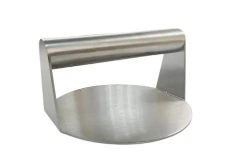 Fackelmann Burgerpresse Burgerpresse Edelstahl Burgerpresse spülmaschinengeeignet Ø14x10cm