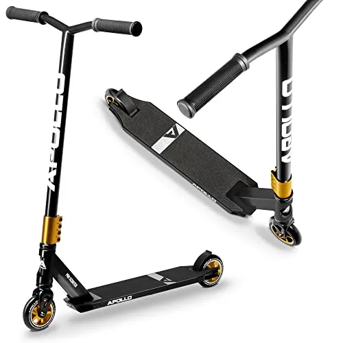Apollo Stunt Scooter Star Pro - Profi Trickscooter für Kinder und Teenies - Stuntscooter für Freestyle Tricks und Stadtfahrten: Mit ABEC 9 Kugellagern und rutschfester Trittfläche bietet der Apollo Star Pro Stabilität und Spaß für bis zu 100kg.