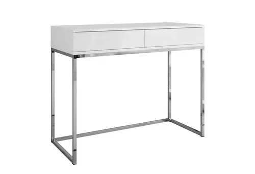 Lookway Konsolentisch BLANCO GLAMOUR auf verchromtem Gestell