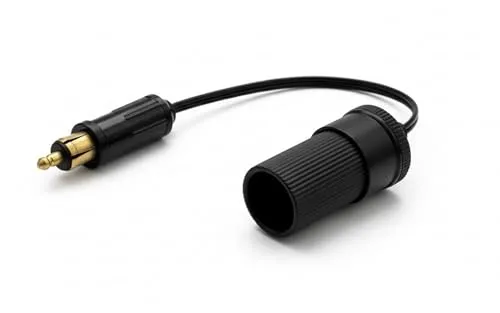DIN Norm-Adapter klein auf groß 12/24 Volt Universal Adapter Kabel Zigarettenanzünder Verteilerbuchse Normstecker Universalbuchse KfZ Auto Motorräder