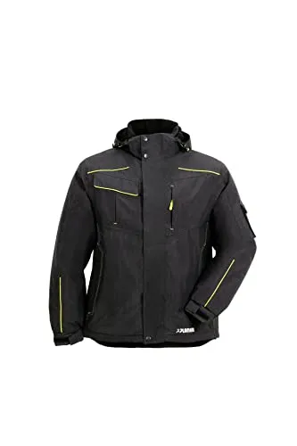 Wetter- und Kälteschutzjacke Neon 3394, grau/leuchtgrün - Größe XXL - Funktionsjacke für optimalen Wetter- und Kälteschutz, robust und stylish in grau/leuchtgrün, perfekt für Outdoor-Aktivitäten.