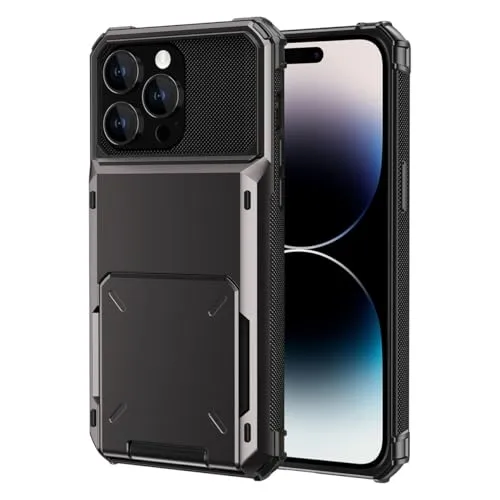 König Design Hülle, Handyhülle für Apple iPhone 15 Pro Max Case Ultra Dünn Slim, Kratzfest Case Schutzhülle Hülle für Apple iPhone 15 Pro Max (Schwarz)