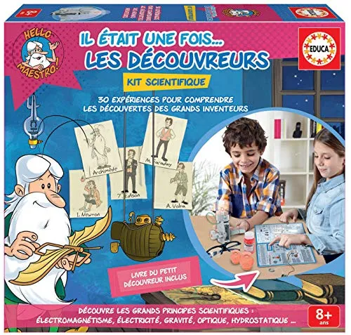 Educa – Experiences-Set Es war einmal… Die Entdecker. Lernspiel, empfohlen ab 8 Jahren (18261)