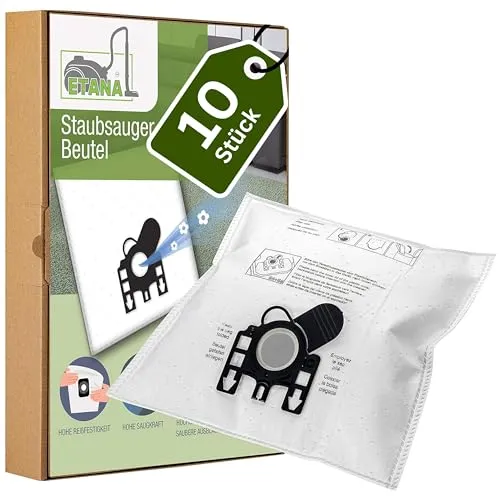 Etana 10x Staubsauger-Beutel für Miele Mi150 Staubsauger reißfest mit hoher Saugkraft I Mi 150 I Mi 150 Staubbeutel