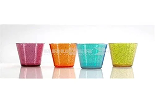 Produktbild BRUNNER Oxigen, Set mit 4 stapelbaren Gläsern für Wohnmobil, Camping und Boot, 30 cl, bruchsichere Gläser, MS (60% Acryl/40% PS)