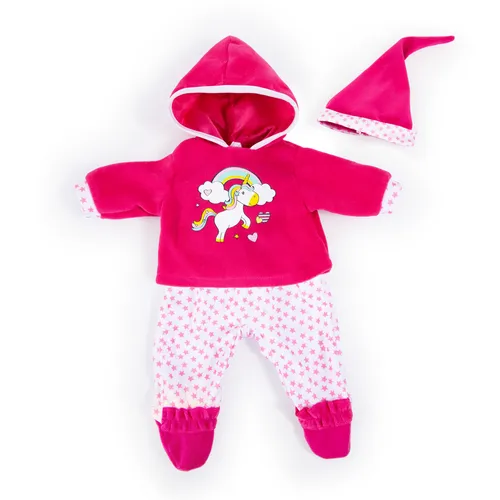Bayer Design 84690AA Puppenkleidung - Mehrteiliges Puppenoutfit für Babypuppen 40-46 cm, fördert die Fingerfertigkeit und regt die Fantasie an