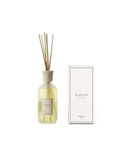 Culti Stile Classic Diffusor Aqqua 500 ml - Duftöldiffusor in 500 ml für Räume bis 25 qm, mit erfrischendem Duft von Koriander, Bergamotte und Salbei, Duftdauer bis zu 4 Monate und nachfüllbar für langanhaltenden Genuss.