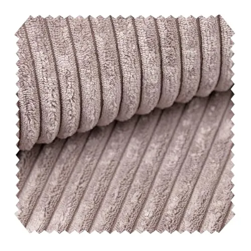 novely® PORTO - Polsterstoff in Breitcord-Optik - Ultraweicher Möbelstoff - Pflegeleichte Meterware 1 lfm | Farbe: 27 Altrosa