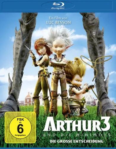 Arthur und die Minimoys 3 - Die grosse Entscheidung [Blu-ray] - Familienfilm für Kinder ab 6 Jahren, aufregendes Abenteuer mit fantastischen Charakteren und einer wichtigen Botschaft.