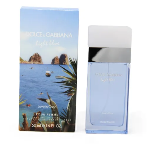 Dolce & Gabbana Light Blue Love in Capri 50ml - Damen Eau de Toilette, erfrischender Duft mit Noten von Zitrusfrüchten und Blumen, ideal für den Sommer und besondere Anlässe.