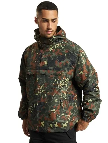 Brandit Summer Windbreaker 4XL - Funktionsjacke in flecktarn, wind- und wasserabweisend mit Mesh Innenfutter und praktischen Reißverschlusstaschen für optimale Funktionalität.