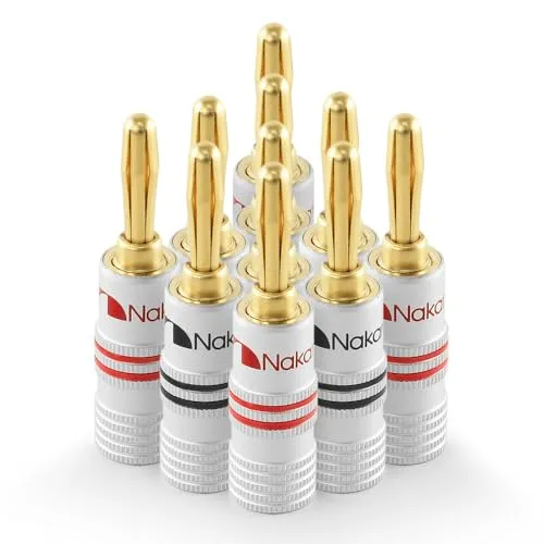 Nakamichi 24K vergoldeter Bananenstecker 12 AWG von Nakamichi
