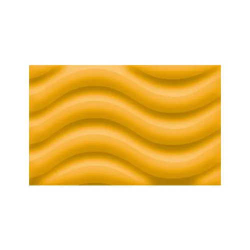 URSUS Runde Laternen 3D-Wellpappe, Sonnengelb, 11,5cm, 10Stk.