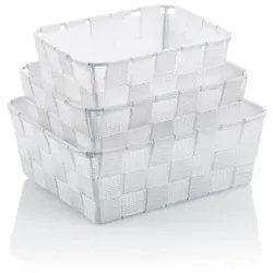 Kela Korb-Set Alvaro 3er Polypropylen Weiß von Kela