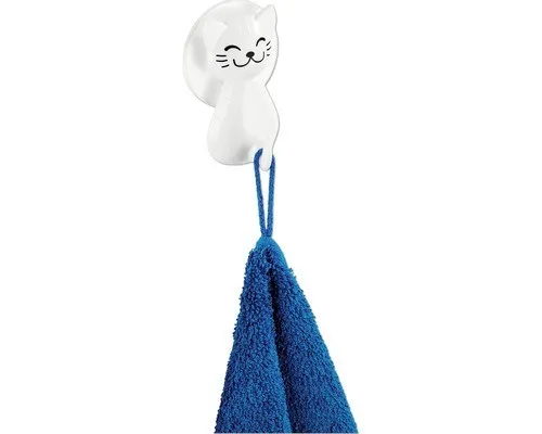 Wenko Saughaken Katze weiß  Haken in weiß von WENKO