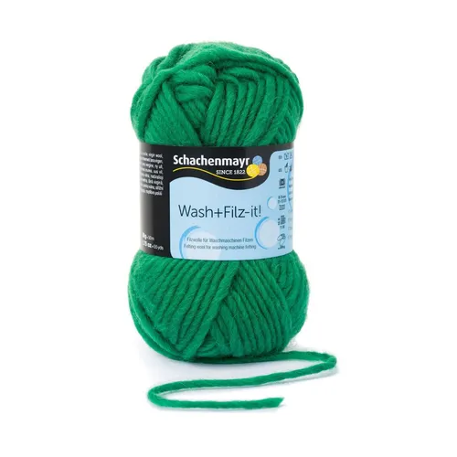 WASH+FILZ-IT! von Schachenmayr - GRÜN (00016) - 50 g / ca. 50 m Wolle