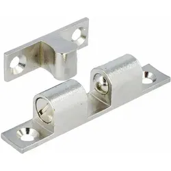 Amig - Doppelkugelschnäpper Kugelschnapper Schnapper Schnäpper Vernickelt Länge 60mm