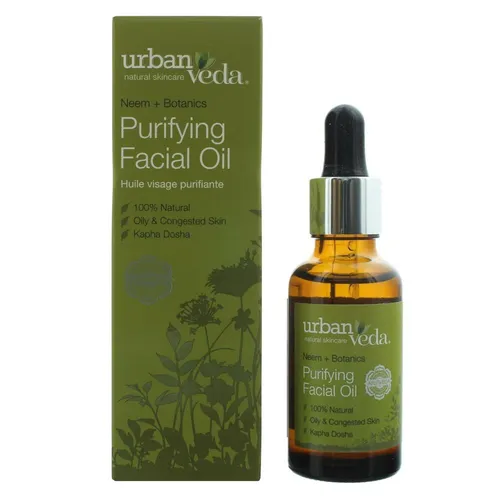 Urban Veda Purifying Facial Oil 30ml für Frauen - Hochwertiges Gesichtsöl für Frauen, ideal zur Pflege und Feuchtigkeitsspende. Mit reinigenden Eigenschaften für ein frisches Hautgefühl. Inhalt: 30ml.