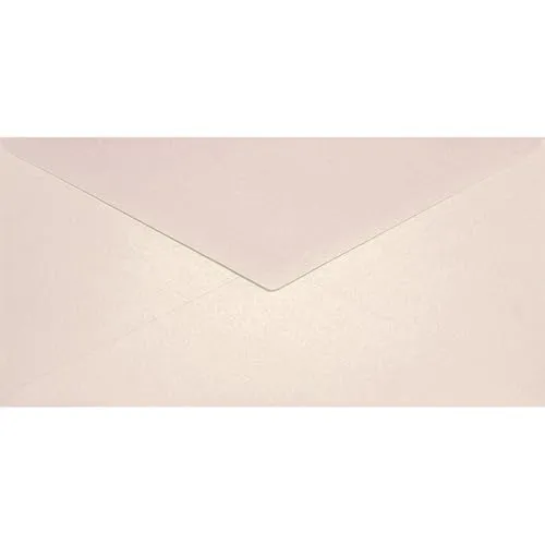 Netuno 100 Perlmutt-Rosegold Umschläge DIN lang 11x22 cm in gold von Netuno
