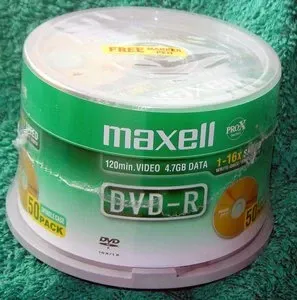 Maxell DVD-R 4.7, Inkjet white, Cake 50